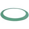 vidaXL Coussin de s&eacute;curit&eacute; PE Vert de trampoline rond de 3,96 m