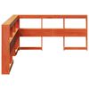 vidaXL T&ecirc;te de lit de biblioth&egrave;que en forme de L bois massif de pin