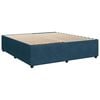 vidaXL Cadre de lit sans matelas bleu 180x200 cm velours