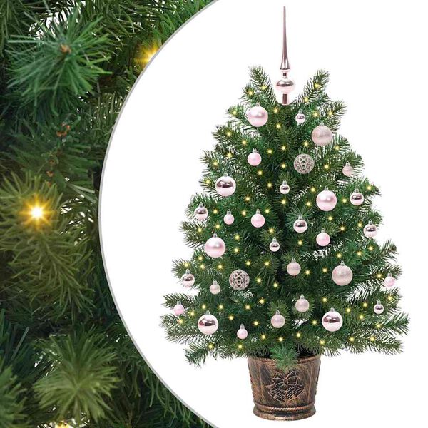 vidaXL Sapin de Noël artificiel avec 150 LED Vert 95 cm PE et PVC