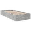 vidaXL Cadre de lit sans matelas gris béton 90x190 cm