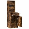 vidaXL Haut Armoire Ch&ecirc;ne fum&eacute; 40 x 40,5 x 135 cm Bois d'ing&eacute;nierie