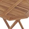 vidaXL Ensemble &agrave; manger de jardin 3 pcs Bois de teck massif
