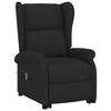 vidaXL Fauteuil Noir Tissu