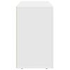 vidaXL Buffet Blanc 100 x 35 x 59 cm Bois d'ing&eacute;nierie