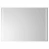 vidaXL Miroir de salle de bain LED Transparent 70 x 50 cm verre tremp&eacute;