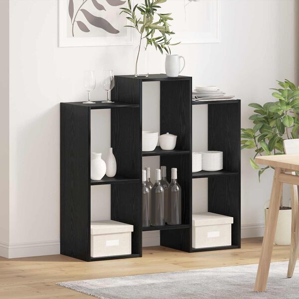 vidaXL Buffet Ch&ecirc;ne noir 90 x 30 x 90 cm