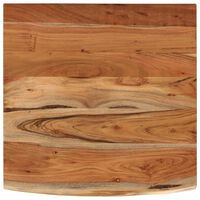 vidaXL Dessus de bureau carré bois massif d'acacia bordure assortie