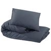 vidaXL Ensemble de housse de couette Anthracite 200x220 cm Coton