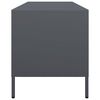 vidaXL Meuble TV anthracite 135x39x43,5 cm acier laminé à froid