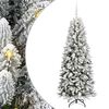 vidaXL Sapin de No&euml;l artificiel Blanc 180 cm