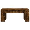 vidaXL Table basse ch&ecirc;ne fum&eacute; 102x55x42 cm bois d'ing&eacute;nierie