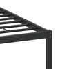 vidaXL Cadre de lit sans matelas ch&ecirc;ne fum&eacute; 120x190 cm bois ing&eacute;nierie