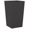 vidaXL Jardini&egrave;res 2 pcs noir 45x45x75 cm acier