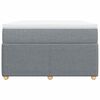 vidaXL Sommier &agrave; lattes de lit avec matelas Gris clair 120x200cm Tissu