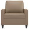 vidaXL Fauteuil Cappuccino 60 cm Similicuir