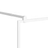 vidaXL Paroi de douche 80x195 cm Verre ESG Blanc