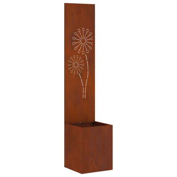 vidaXL &Eacute;cran de confidentialit&eacute; de jardin Rouill&eacute; 32 x 32 x 150 cm