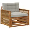 vidaXL Sofa de milieu ext&eacute;rieur Naturel