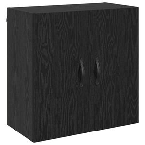 vidaXL Armoire Murale Ch&ecirc;ne noir 60 x 31 x 60 cm Bois d'ing&eacute;nierie
