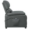 vidaXL Fauteuil Gris fonc&eacute; Tissu
