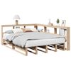 vidaXL Lit biblioth&egrave;que sans matelas 135x190 cm bois de pin massif
