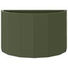 vidaXL Jardinière Vert olive 60 x 30 x 35 cm Acier