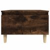 vidaXL Table d'appoint Chêne fumé 50x46x35 cm Bois d'ingénierie