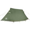 vidaXL Tente de camping tunnel 3 personnes vert imperm&eacute;able