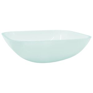vidaXL Lavabo Verre 42x42x14 cm D&eacute;poli