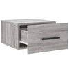 vidaXL Tables de chevet murales 2 pcs sonoma gris 35x35x20 cm