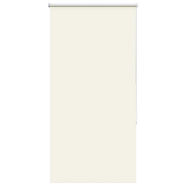 vidaXL Store enrouleur occultant blanc cass&eacute; 70x130cm largeur du tissu