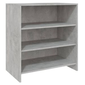 vidaXL Buffet Gris b&eacute;ton 70x40,5x75 cm Bois d'ing&eacute;nierie
