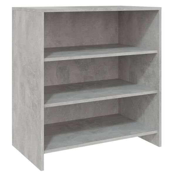 vidaXL Buffet Gris b&eacute;ton 70x40,5x75 cm Bois d'ing&eacute;nierie