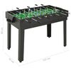 vidaXL Table de jeu multiple 15 en 1 121x61x82 cm Noir