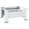 vidaXL Socle pour machine à laver avec tiroir Blanc