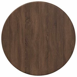 vidaXL Plateau de table Ch&ecirc;ne marron &Oslash; 30 x 1,5 cm Bois d'ing&eacute;nierie