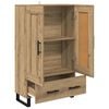 vidaXL Haut Armoire avec tiroir Ch&ecirc;ne artisanal 69,5 x 31 x 115 cm