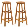 vidaXL Ensemble de bar de jardin 3 pcs Bois d'acacia solide