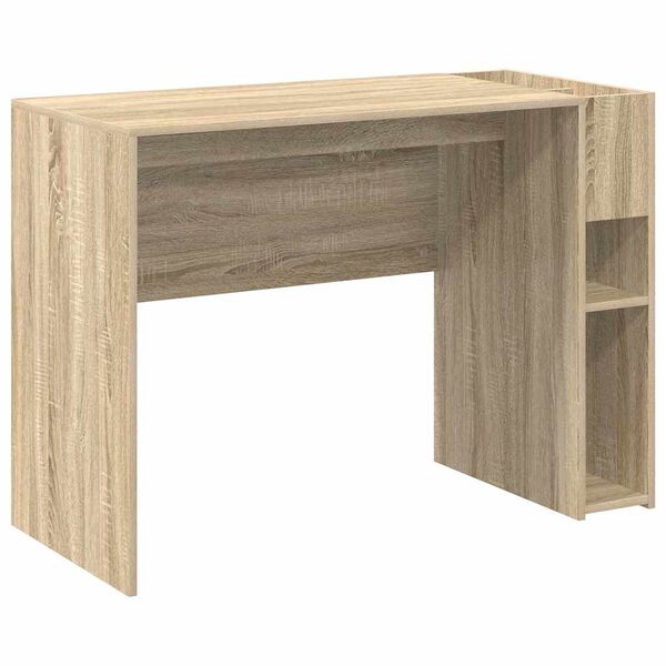 vidaXL Bureau Ch&ecirc;ne Sonoma 109 x 50 x 78 cm Bois d'ing&eacute;nierie