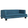 vidaXL Canap&eacute; pour enfants bleu 80x45x30 cm velours
