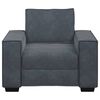 vidaXL Fauteuil gris fonc&eacute; 100x78x84 cm velours