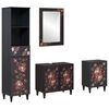 vidaXL Ensemble de Meubles de Salle de Bain 4 pi&egrave;ces