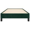 vidaXL Cadre de lit sans matelas vert fonc&eacute; 100x200 cm velours