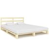 vidaXL Cadre de lit de palette sans matelas 140x200 cm bois massif pin