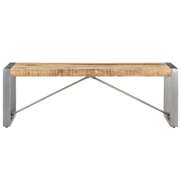 vidaXL Table basse 120x60x40 cm Bois de manguier brut