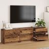 vidaXL Unites TV 2 pcs Bois Ancien 180 x 34 x 50 cm Bois d'ing&eacute;nierie