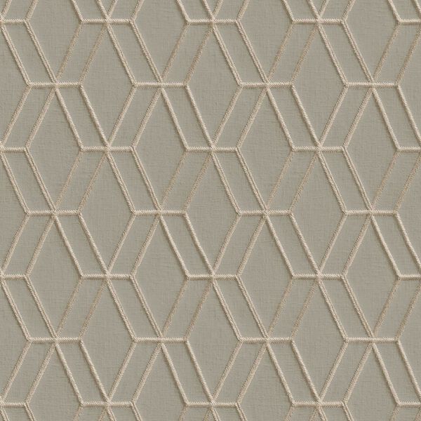 DUTCH WALLCOVERINGS Papier peint avec motif hexagonal Gris