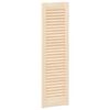 vidaXL Portes d'armoire &agrave; persiennes 2 pcs 99x29,5 cm pin massif