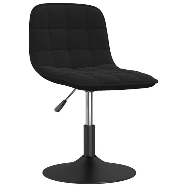 vidaXL Tabouret de bar Noir Velours